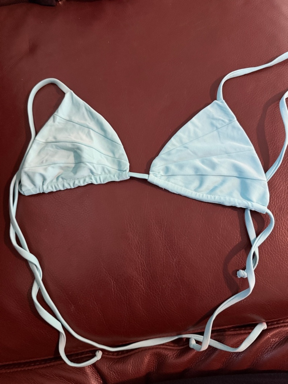 Stone Fox Swim Tropez Triangle Tie Top Aqua (629)